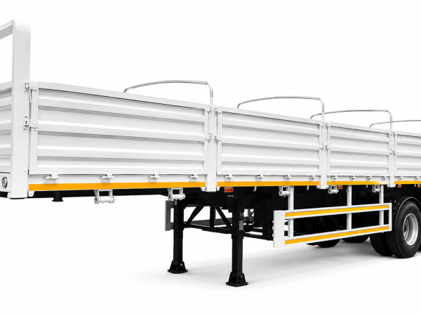 Semi Trailer with Drop-Side